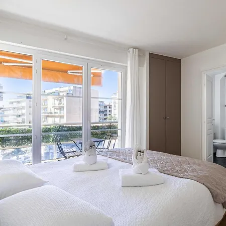 Charming A C 1br 4p - 昂蒂布